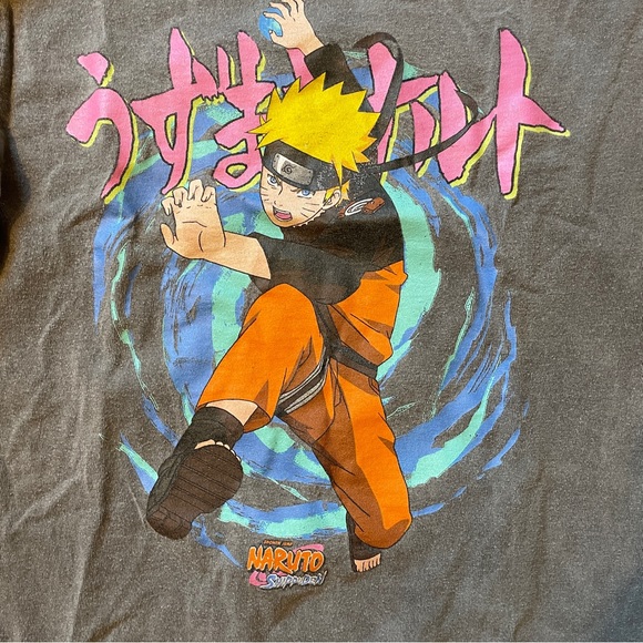 Naruto Shippuden Gray Long Sleeve Tee - Picture 2 of 8